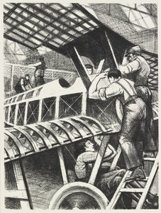Montáž dílů, 1917 od Christopher Richard Wynne Nevinson