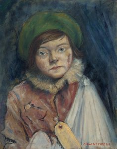 Camden Town Kid, nebo Cockney Stoic, 1940 od Christopher Richard Wynne Nevinson