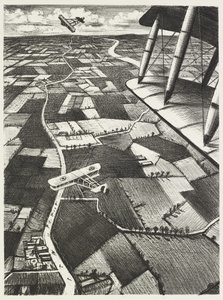 Ve vzduchu, 1917 od Christopher Richard Wynne Nevinson