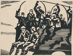 Nákladní propojky, 1919 od Christopher Richard Wynne Nevinson