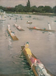 Regata v Henley od Christopher Richard Wynne Nevinson