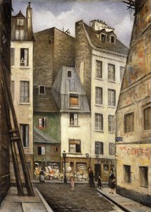 Rue St. Julien le Pauvre, Paříž,