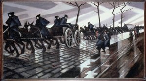 Cesta do Ypres od Christopher Richard Wynne Nevinson