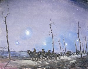 Verey Lights, 1918 od Christopher Richard Wynne Nevinson