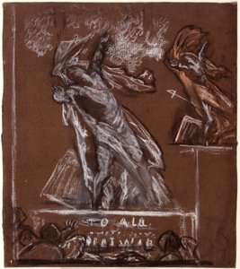 Figurální studie pro válečný památník, c1920. od Christopher Williams