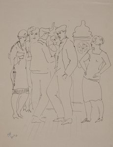 Bar v Marseille, 14. června od Christopher Wood