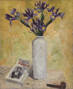 Iris ve vysoké váze od Christopher Wood