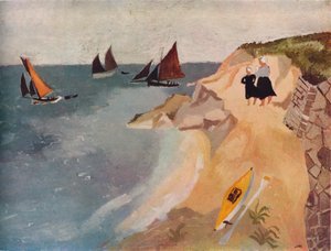Přímořská krajina, Treboul, c1929, 1938 od Christopher Wood