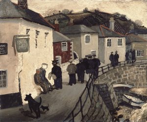 Lodní hostinec, Mousehole od Christopher Wood