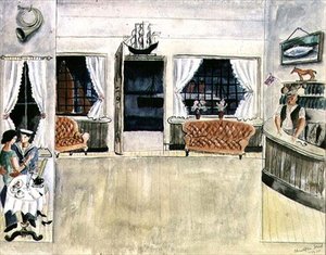 The Bar of the Ship Inn, St. Ives od Christopher Wood