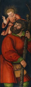 Německy: Der heilige Christophorus Saint Christopher od Circle of Lucas Cranach the Elder