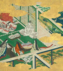 Krásná girlanda Tamakazura, 17. století. od Circle of Tosa Mitsuyoshi