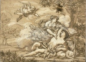 Diana a Endymion od Ciro Ferri