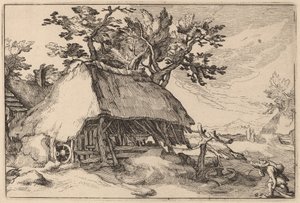 Dítě od Claes Jansz Visscher after Abraham Bloemaert after Boëtius Adams Bolswert