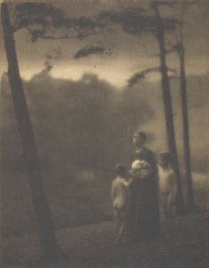 Večer — matka a chlapci, 1905.