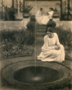 Fontána (platinový tisk)