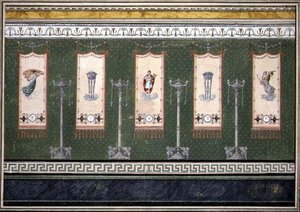 Design pro nástěnnou dekoraci Empire (akvarel a kvaš na papíře) od Claude Amie Chenavard