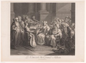 Koncert pro sultána Le Concert du Grand Sultan (název na objektu) od Claude Antoine Littret de Montigny