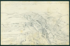 Mar Saba, 1873 od Claude Conder