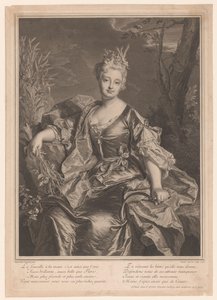 Portrét Marguerite Henriette de La Briffe Le Bret jako Ceres od Claude Drevet