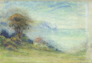 Pobřežní krajina v Etretatu (?) od Claude Emile Schuffenecker