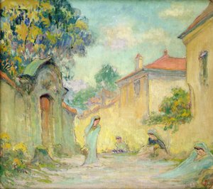 Street at Meudon (olej na plátně)