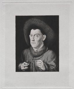 Muž s růžovou od Claude Ferdinand Gaillard