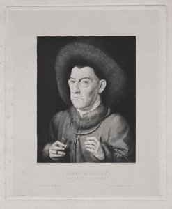 Muž s růžovou od Claude Ferdinand Gaillard