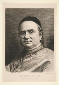 Monsignore Pie od Claude Ferdinand Gaillard