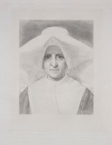 Sestra Rosalie, pohled zepředu.