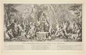 Svátek BACCHUS, slavený Satyry a Bacchantes