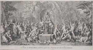 Čtyři festivaly: Bakchův festival od Claude Gillot
