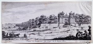 Pohled a výhled na Cours de la Reine Mere Tuto procházku vytvořila Marie de Medicis v roce 1616 poblíž Place de l