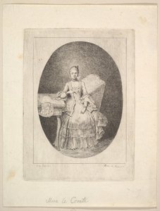Portrét Marguerite Le Comte, 1764.