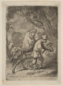The Flight into Egypt: Small Plate.n.d.