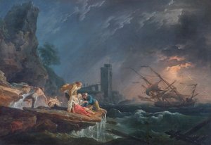 A Shipwreck, c.1760-65 (olej na plátně)