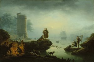 Ráno od Claude Joseph Vernet
