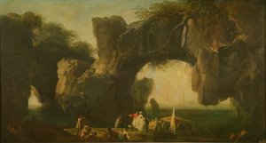 Pohled na Sorrento od Claude Joseph Vernet