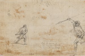David a Goliáš (verze) od Claude Lorrain