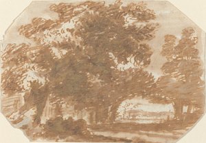 Háj stromů od Claude Lorrain