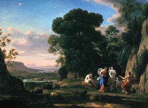 Soud v Paříži 1645-1646 od Claude Lorrain