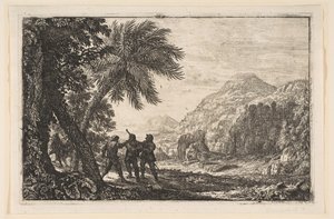 Krajina s lupiči, 1633. od Claude Lorrain