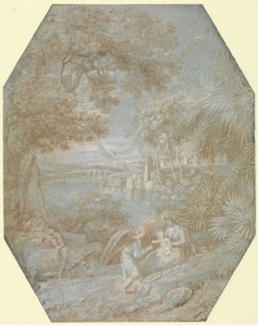 Krajina se zbytkem na útěku do Egypta, 1645. od Claude Lorrain