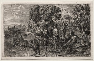 Přejezd brodu od Claude Lorrain