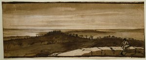 Panorama z hory Sasso od Claude Lorrain