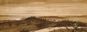 Panorama z hory Sasso od Claude Lorrain