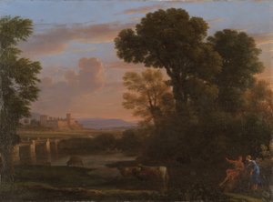 Pastorační krajina, 1648 od Claude Lorrain