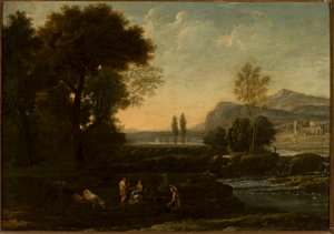 Krajina s pastýři od Claude Lorrain