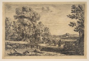 Rebecca a Eliezer, ca. 1638-41. od Claude Lorrain