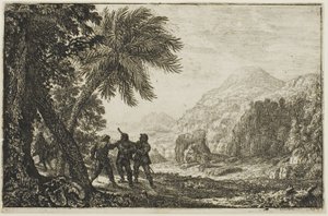 Scéna zbojníků od Claude Lorrain
